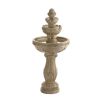 Four-Tier Stone-Look Garden Water Fountain