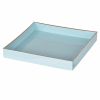 Alluring Mimosa Square Tray, Powder Blue