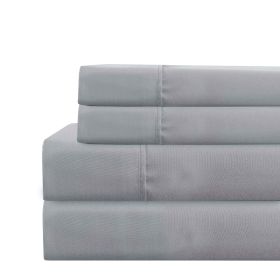 Lanester 3 Piece Polyester Twin XL Size Sheet Set The Urban Port, Gray