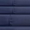 Lanester 3 Piece Polyester Twin XL Size Sheet Set The Urban Port, Navy Blue