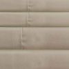 Lanester 3 Piece Polyester Twin XL Size Sheet Set The Urban Port, Light Brown