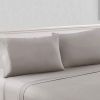 Bezons 4 Piece King Size Microfiber Sheet Set with 1800 Thread Count, Gray