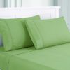 Lanester 4 Piece Deep Pocket Microfiber King Sheet Set The Urban Port, Sage Green