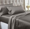 Nantes 4 Piece Wrinkle Resistant King Size Satin Sheet Set The Urban Port, Gray