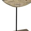 Sandpiper Accent Decor with Wood and Metal Frame, Brown