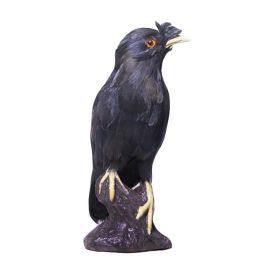 Crested Myna - Artificial Birds Feathered Bird Model Simulation Ornaments Decor