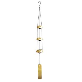 Chinese Metal Wind Chimes Outdoor Feng Shui Bells Hanging Three Layers House Protection Money Attracting Store Door Bell