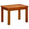 Patio Coffee Table 19.7"x13.8"x14.2" Solid Acacia Wood