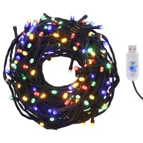 Light String with 400 LEDs Multicolor 131.2' 8 Light Effects