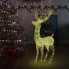 XXL Acrylic Christmas Reindeer 250 LED 6 ft Warm White