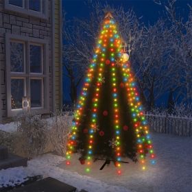 Christmas Tree Net Lights with 250 LEDs Colorful 98.4"