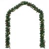 Christmas Garland Decorated with Baubles 16 ft