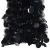 Pop-up Artificial Christmas Tree Black 4 ft PET