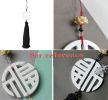 Chinese Fu Blessing Pendant With Black Tassels Hanging Ornaments Can Be Used As Sachet