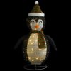 Decorative Christmas Snow Penguin Figure LED Luxury Fabric 2 ft