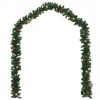 Christmas Garland Decorated with Baubles 32.8'