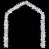 Christmas Garland with LED Lights 66 ft White