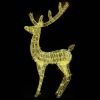 XXL Acrylic Christmas Reindeer 250 LED 6 ft Warm White