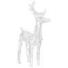 Christmas Reindeers 2 pcs Blue 80 LEDs Acrylic