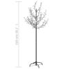 Christmas Tree 120 LEDs Colorful Light Cherry Blossom 5 ft