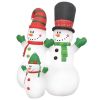 Christmas Inflatable Snowmen Family LED IP44 8 ft